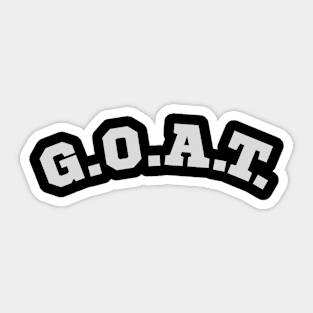 G.O.A.T. Sticker